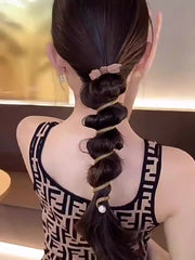 コイルポニー ヘアポニー ヘアアクセサリー ヘアアレンジ まとめ髪 おしゃれ レディース 女性 髪飾り リボン