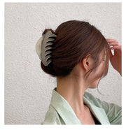 バンスクリップ ヘアクリップ レディース ヘアアクセサリー 無造作 まとめ髪 髪留め ヘアアレンジ クリアカラー 半透明 おしゃれ シンプル