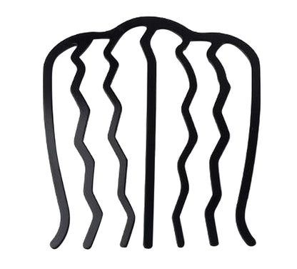 ヘアコーム Uピン 単品 夜会巻き レディース ヘアアクセサリー 4【コーム大】 バリエーション画像