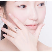 指輪 オープンリング フロントオープン アクセサリー レディース 猫 ネコ かわいい キュート 大人可愛い プレゼント ギフト 贈り物 女性用 婦人用 ファッション小物