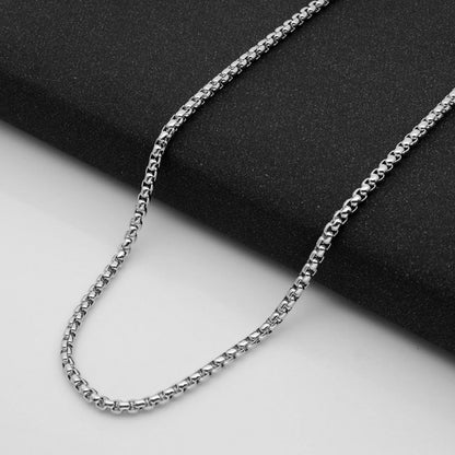 チェーンネックレス メンズ アクセサリー シンプル ベネチアンチェーン 首飾り 商品画像2