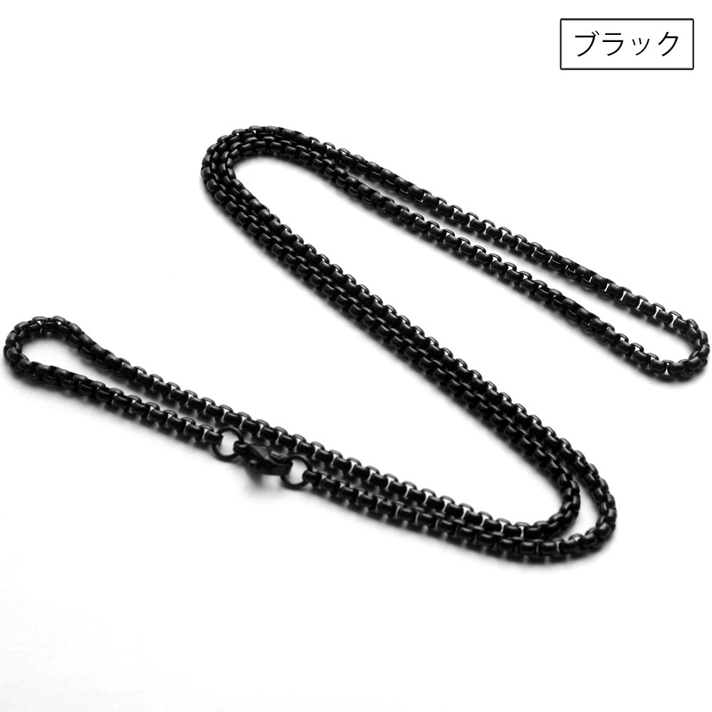 チェーンネックレス メンズ アクセサリー シンプル ベネチアンチェーン 首飾り 商品画像4