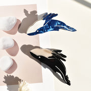 バンスクリップ ヘアクリップ レディース ヘアアクセサリー 髪留め 髪飾り クジラ 鯨 大きめ ヘアアレンジ まとめ髪 おしゃれ