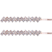 ヘアピン 同色2本セット レディース ヘアアクセサリー 女性用 キラキラ ラインストーン 髪留め 髪飾り まとめ髪 前髪 横髪 ヘアアレンジ おしゃれ かわいい カジュアル デイリー オフィス 普段使い お出かけ 通勤 通学