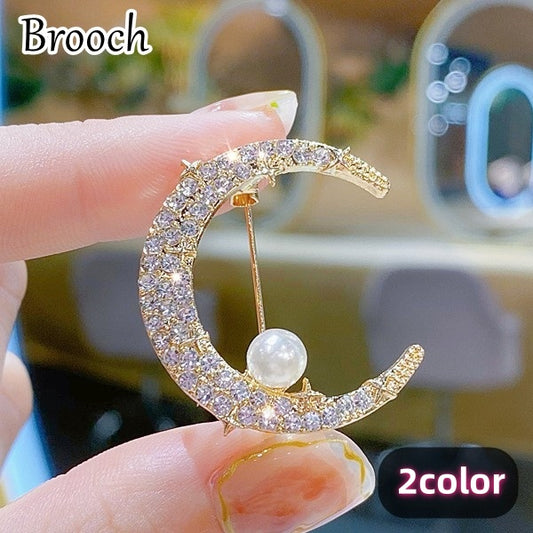 ブローチ レディース 女性 アクセサリー ファッション雑貨 三日月 商品画像