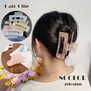 バンスクリップ レディース ヘアアクセサリー ヘアクリップ シェル風 キラキラ べっ甲風 べっこう風 タイダイ きれいめ かわいい おしゃれ 女性 大人女子