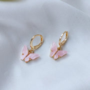 ピアス フープピアス レディース 女性 アクセサリー 蝶 バタフライ シンプル 上品 きれいめ お洒落 おしゃれ かわいい 普段使い パーティ お出かけ 耳飾り ギフト プレゼント 婦人用