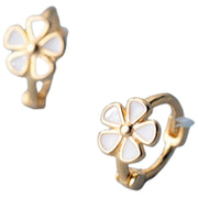 ピアス フープピアス リングピアス レディース 女性 アクセサリー 小ぶり 小さめ フラワー お花 おしゃれ 可愛い ファッション小物