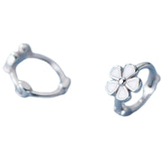ピアス フープピアス リングピアス レディース 女性 アクセサリー 小ぶり 小さめ フラワー お花 おしゃれ 可愛い ファッション小物