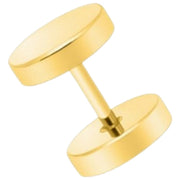 ピアス スタッドピアス 単品 片耳用 ダンベルピアス メンズ レディース ユニセックス 男性 女性 アクセサリー 平面 つけっぱなし 寝れる バックフラット