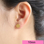 ピアス スタッドピアス 単品 片耳用 ダンベルピアス メンズ レディース ユニセックス 男性 女性 アクセサリー 平面 つけっぱなし 寝れる バックフラット