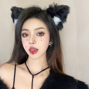 カチューシャ チョーカー コスプレ レディース 大人 猫耳 ミミ ネコミミ 鈴 ふわふわ かわいい フリル ロリータ フェミニン おしゃれ アニマル 女の子 女子