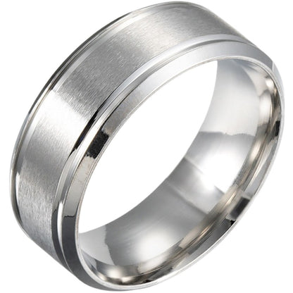 リング 指輪 メンズ 男性 アクセサリー ファッションリング シルバー8mm バリエーション画像
