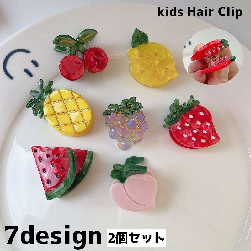 ヘアクリップ 2個セット バンスクリップ ミニクリップ クリップ 髪留め 商品画像