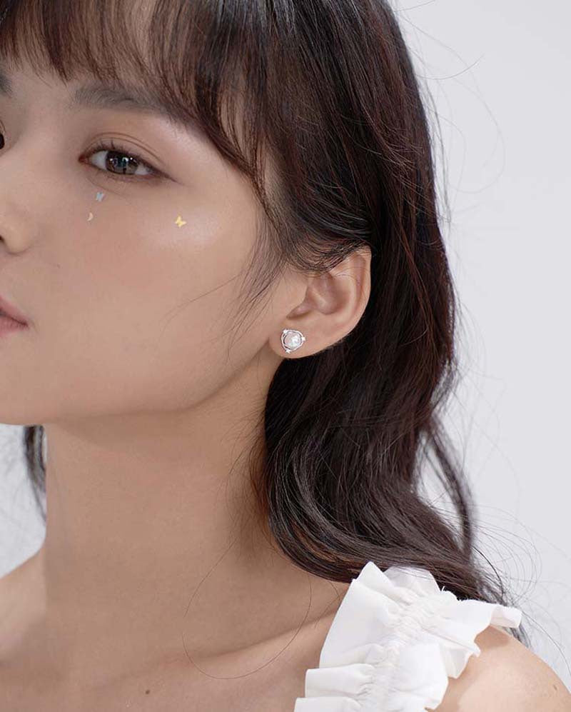 スタッドピアス レディース 女性用 アクセサリー フェイクパール パール風 商品画像3