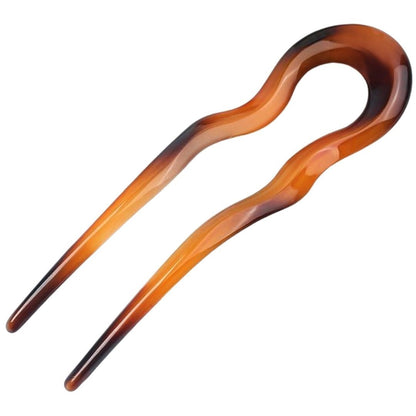 かんざし U型 Uピン ヘアアクセサリー 髪留め 髪飾り オレンジ×グラデーション バリエーション画像