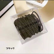 ヘアゴム 50本セット 髪ゴム レディース 女性 女の子 ヘアアクセサリー 無地 シンプル セット ヘアアレンジ まとめ髪 おしゃれ