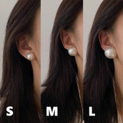 ピアス イヤリング レディース アクセサリー フェイクパール パール調 一粒 スタッドピアス イヤークリップ 大きめ 大ぶり きれいめ 上品 フォーマル かわいい おしゃれ 女性 女子 大人女子