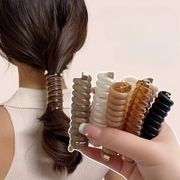 コイルポニー レディース ヘアアクセサリー スパイラルポニー ポニーテール ハート スパイラルフック ポニーフック スパイラル ぐるぐる かわいい おしゃれ きれいめ 女性 大人女子