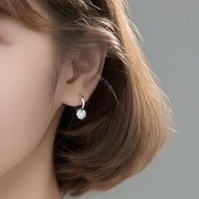 ピアス フープピアス レディース 女性用 アクセサリー ラインストーン 一粒 シルバーカラー ゴールドカラー かわいい おしゃれ シンプル 上品 大人女子 普段使い プレゼント ギフト ファッション小物