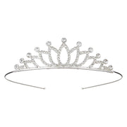 ティアラ レディース 女性 ヘアアクセサリー ヘッドドレス 髪飾り ラインストーン 花嫁 ウェディング 結婚式 披露宴 花嫁 ブライダル かわいい おしゃれ キラキラ 上品 エレガント ウエディング 撮影 記念日 発表会 演奏会 舞台 挙式 パーティー コスプレ イベント