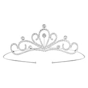 ティアラ レディース 女性 ヘアアクセサリー ヘッドドレス 髪飾り ラインストーン 花嫁 ウェディング 結婚式 披露宴 花嫁 ブライダル かわいい おしゃれ キラキラ 上品 エレガント ウエディング 撮影 記念日 発表会 演奏会 舞台 挙式 パーティー コスプレ イベント