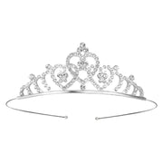 ティアラ レディース 女性 ヘアアクセサリー ヘッドドレス 髪飾り ラインストーン 花嫁 ウェディング 結婚式 披露宴 花嫁 ブライダル かわいい おしゃれ キラキラ 上品 エレガント ウエディング 撮影 記念日 発表会 演奏会 舞台 挙式 パーティー コスプレ イベント