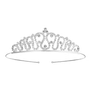 ティアラ レディース 女性 ヘアアクセサリー ヘッドドレス 髪飾り ラインストーン 花嫁 ウェディング 結婚式 披露宴 花嫁 ブライダル かわいい おしゃれ キラキラ 上品 エレガント ウエディング 撮影 記念日 発表会 演奏会 舞台 挙式 パーティー コスプレ イベント