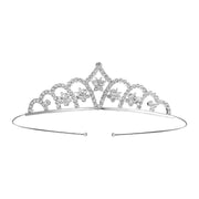 ティアラ レディース 女性 ヘアアクセサリー ヘッドドレス 髪飾り ラインストーン 花嫁 ウェディング 結婚式 披露宴 花嫁 ブライダル かわいい おしゃれ キラキラ 上品 エレガント ウエディング 撮影 記念日 発表会 演奏会 舞台 挙式 パーティー コスプレ イベント