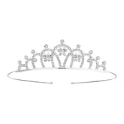 ティアラ レディース 女性 ヘアアクセサリー ヘッドドレス 髪飾り ラインストーン 花嫁 ウェディング 結婚式 披露宴 花嫁 ブライダル かわいい おしゃれ キラキラ 上品 エレガント ウエディング 撮影 記念日 発表会 演奏会 舞台 挙式 パーティー コスプレ イベント