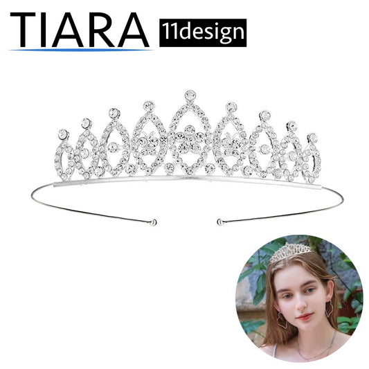 ティアラ レディース 女性 ヘアアクセサリー ヘッドドレス 髪飾り 商品画像