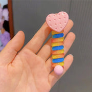 コイルポニー キッズ ヘアアクセサリー スパイラルポニー スパイラル スパイラルフック ポニーフック ぐるぐる イチゴ ハート かわいい おしゃれ 子供 女の子 女子 ヘアアレンジ