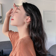スタッドピアス クリップイヤリング レディース アクセサリー 女性用 フラワー 花 3連 揺れる 垂れる ロング おしゃれ かわいい 大人可愛い 上品 フェミニン ガーリー ギフト プレゼント 贈り物 お出かけ デート