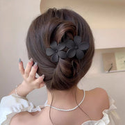 ヘアクリップ レディース 女性 ヘアアクセサリー 髪飾り 髪留め 花 フラワー 大きめ 存在感 かわいい おしゃれ お出かけ カジュアル 普段使い