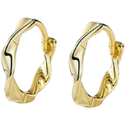 ピアス フープピアス リングピアス 単品 片耳用 レディース 女性 アクセサリー ねじり シンプル おしゃれ 大人可愛い 普段使い お出かけ ギフト プレゼント 婦人用