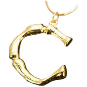 ネックレス ペンダント 首飾り レディース 女性 アクセサリー アルファベット 英字 チェーン ファッション小物 アジャスター 大きい レトロ カジュアル シンプル ナチュラル かっこいい おしゃれ お出かけ パーティ イベント ギフト プレゼント 金色