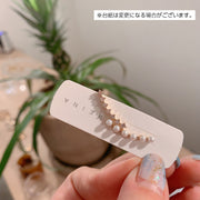 スタッドピアス アクセサリー レディース 女性用 両耳用 カーブ フェイクパール ラインストーン おしゃれ かわいい 大人上品 フェミニン エレガント きれいめ ギフト プレゼント 婦人用