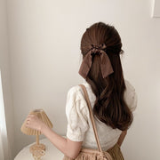 シュシュ ヘアゴム 髪ゴム レディース 女性用 ヘアアクセサリー 髪飾り 髪留め リボン サテン調 光沢感 大きめ ひらひら まとめ髪 ヘアアレンジ お出かけ おしゃれ かわいい
