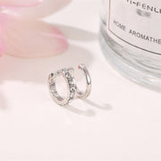 イヤークリップ イヤーカフ 片耳用 ラインストーン ピアス レディース アクセサリー キラキラ おしゃれ かわいい 上品 きれいめ ゴールドカラー シルバーカラー プレゼント