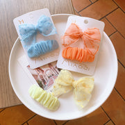 ヘアクリップ パッチン留め 2個セット キッズ 女の子 子供用 髪留め 髪飾り リボン レース ヘアアクセサリー ヘアアレンジ 可愛い おしゃれ 外出 お出掛け 通園 通学 誕生日 プレゼント 贈り物 女児 こども用