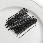 ヘアピン Uピン 50本セット U字ピン ヘアアクセサリー レディース 髪留め まとめ髪 ヘアアレンジ シンプル お団子 アップスタイル シンプル ブラック