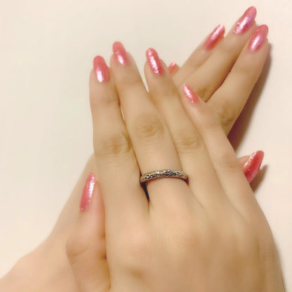 指輪 リング ピンキーリング サージカルステンレス レディース 金属アレルギー対応 商品画像2