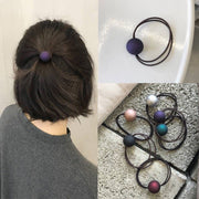 ヘアゴム 髪ゴム ヘアアクセサリー レディース 女性 婦人 まとめ髪 髪飾り 髪留め ヘアアレンジ アップヘア 丸玉 大玉 サークル 普段使い デイリー お洒落 キュート エレガント 可愛い きれいめ オフィス デート パーティー 結婚式 プレゼント ギフト