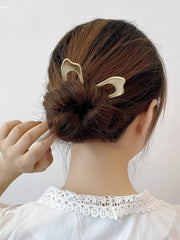 かんざし 簪 Uピン コーム レディース 女性 ヘアアクセサリー 髪飾り 髪留め U字 シェル調 まとめ髪 ヘアピン 和装 着物 浴衣 上品 エレガント 高級感 華やか