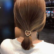 ヘアゴム 髪ゴム レディース ヘアアクセサリー 髪留め 髪飾り まとめ髪 ヘアアレンジ フェイクパール ハート サークル 丸 キッズ ジュニア 女の子 可愛い おしゃれ 女性 婦人 ポニーテール 誕生日 プレゼント