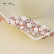 バレッタ ヘアピン ヘアアクセサリー レディース フェイクパール ラインストーン 髪飾り 髪留め ヘアアレンジ キラキラ デザイン豊富 おしゃれ 綺麗 大人可愛い ガーリー ファッション小物 婦人用 女性用 蝶 リーフ 花 リボン クローバー チェリー