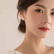 ピアス 両耳用 スタッドピアス アクセサリー レディース 女性 華奢 花 フラワー シンプル おしゃれ かわいい ファッション雑貨 プレゼント