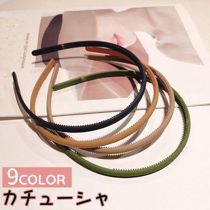 カチューシャ レディース ヘアアクセサリー ヘアバンド 細め 細い 商品画像