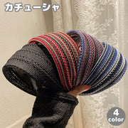 カチューシャ ヘアバンド レディース ヘアアクセサリー カラフル 幅広 太め ヘアアレンジ ヘッドバンド 髪飾り 髪留め 可愛い おしゃれ カジュアル