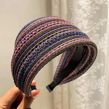 カチューシャ ヘアバンド レディース ヘアアクセサリー カラフル 幅広 商品画像4